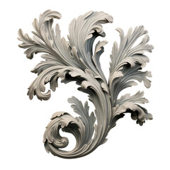 Capturing Acanthus on White or PNG Transparent Background.