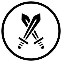 Sword Vector Icon Design Illustration