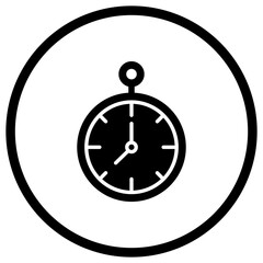Clock Vector Icon Design Illustration