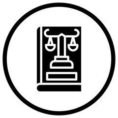 Company Law Vector Icon Design Illustration