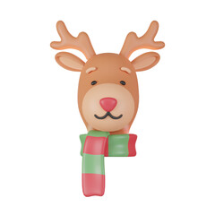 reindeer head for the Christmas festival.