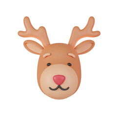 reindeer head for the Christmas festival.