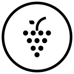 Blackberry Vector Icon Design Illustration