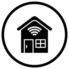 Smart house Vector Icon Design Illustration