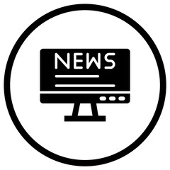 News Vector Icon Design Illustration