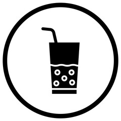 Juice Vector Icon Design Illustration