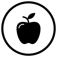 Apple Vector Icon Design Illustration