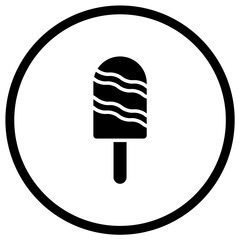 Ice lolly Vector Icon Design Illustration