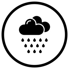 Rain Vector Icon Design Illustration