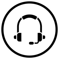 Headphone Vector Icon Design Illustration