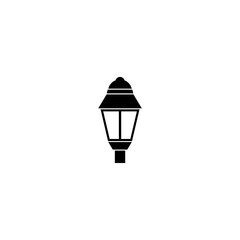 Street light icon. Garden lamp icon isolated on white background