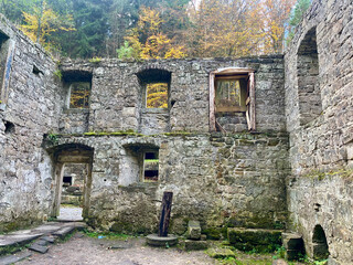 Dolsky mill in the National park Bohemian Switzerland