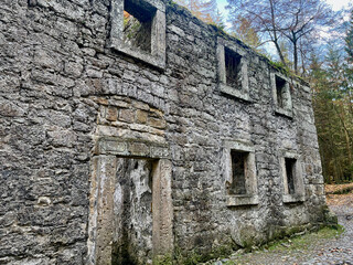Dolsky mill in the National park Bohemian Switzerland