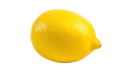 a lemon on the transparent background