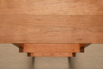 Cherry wood texture. Cherry wood desktop texture background.