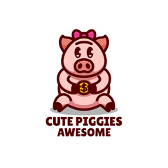 Cute Piggies Logo