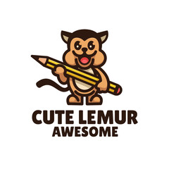 Cute Lemur Logo