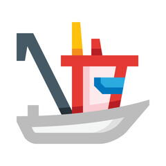Fishing Boat Icon