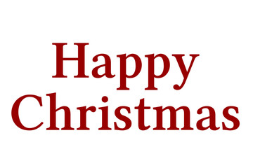 Fototapeta na wymiar Digital png claret text of happy christmas on transparent background