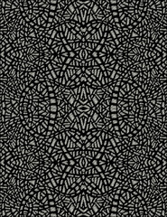 Fototapeta premium Embroidery abstract seamless pattern. Geometric background. 