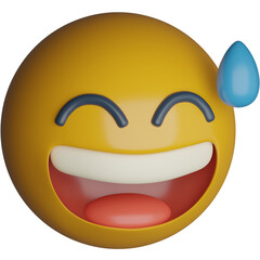 Awkward Emoji 3D Icon