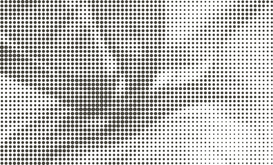 Fototapeta premium Abstract wave. Monochrome texture for printing on banners, posters. Vintage painting of randomly placed dots.
