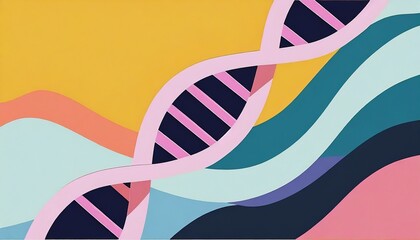 pop DNA illustration kitsch