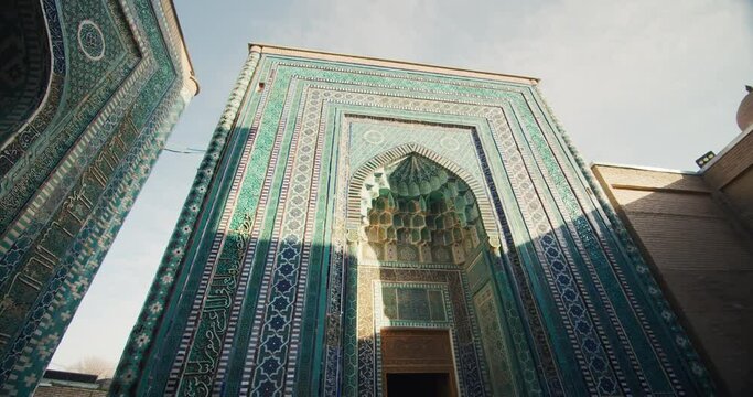 Samarkand city Shahi Zinda Mausoleums Islamic Architecture 13 of 51