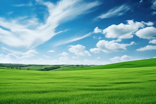 Captivating Image Of Scenic Green Field