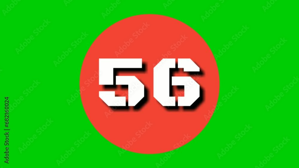 Poster countdown cartoon number 60 sixty to one 1 motion graphics animation on green screen background. one