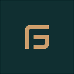Initial FG Letter Linked Logo. Creative Letter FG Modern Business Logo Vector Template. FG Logo Design
