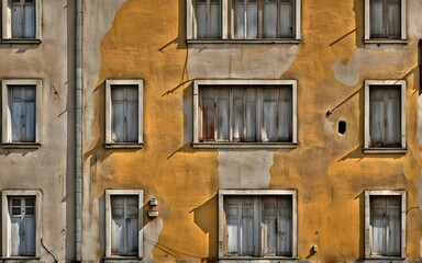 Obraz premium street wall textures, rust, plaster, paint, old textures 8K resolution.