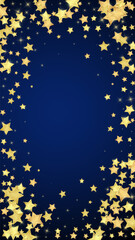 Magic stars vector overlay.  Gold stars scattered
