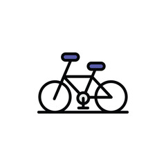 Cycle icon design with white background stock illustration