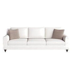 Fototapeta premium Outdoor sofa on transparent background, white background, isolated, stool illustration