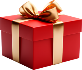 Cute christmas gifts in png. Transparent background.
