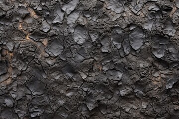 dark volcanic rock texture with porous surface - obrazy, fototapety, plakaty