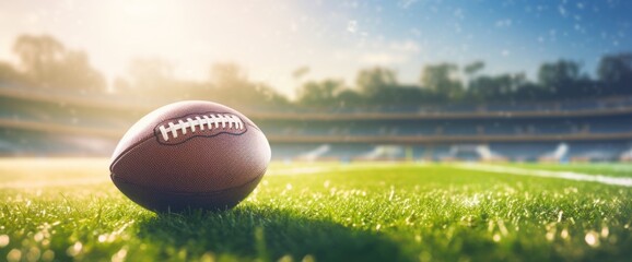 The Mighty Football: A Symbol of Victory and Unity on the Verdant Turf