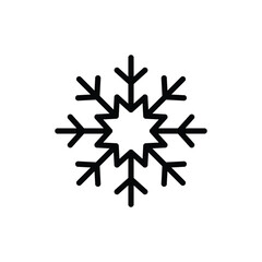 snowflakes icon vector christmas decoration icon 