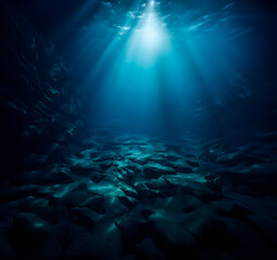 深海　水中から見た海