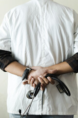 smart indian doctor in clinic