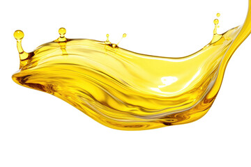 Healthy Culinary Oil Blend Isolated on Transparent Background