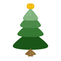 green christmas tree