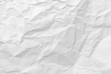 White clean crumpled paper