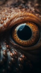 Photo close up of a Octopus’s eyes
