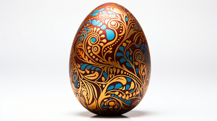 Easter Egg On white background