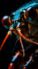 Photo close up of a Lobster’s eyes
