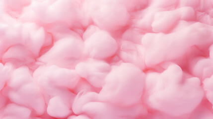 Fototapeta premium Pink cotton candy background. Candy floss texture. Generative AI