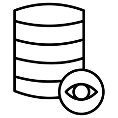 Database Vision Icon