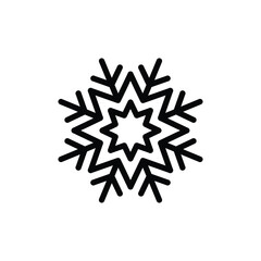 snowflakes icon vector christmas decoration icon